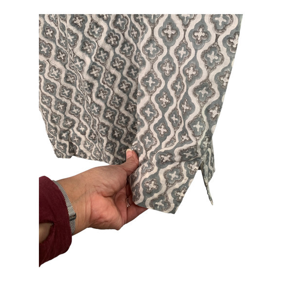 Theory TIANHE B Womens‎ Cotton Dress Palace Print Sz S - Picture 4 of 4